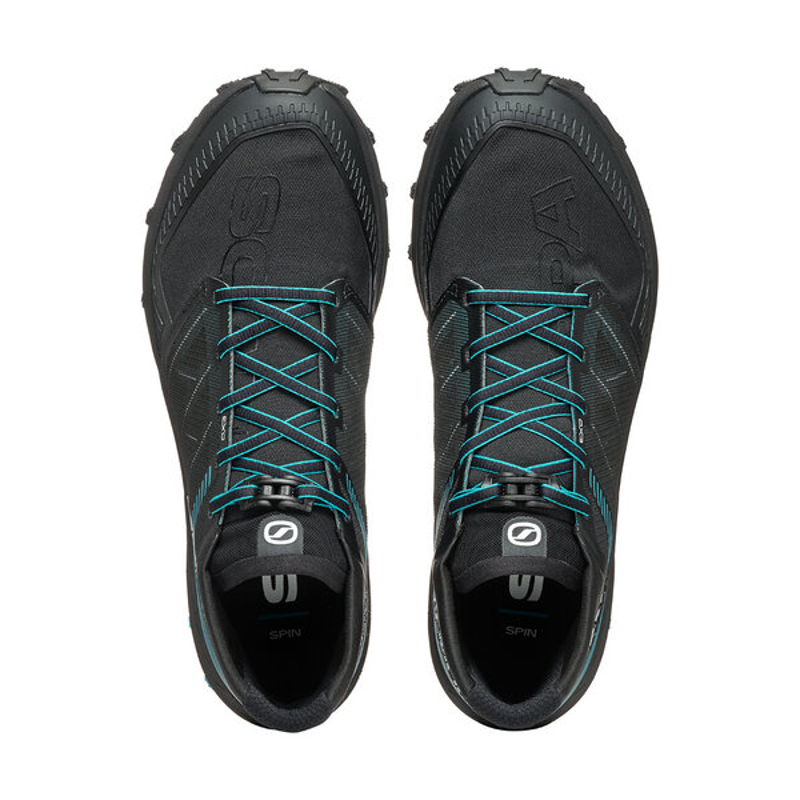 Scarpa Spin ST Men's Fell Running Shoe in Black/Azure-5